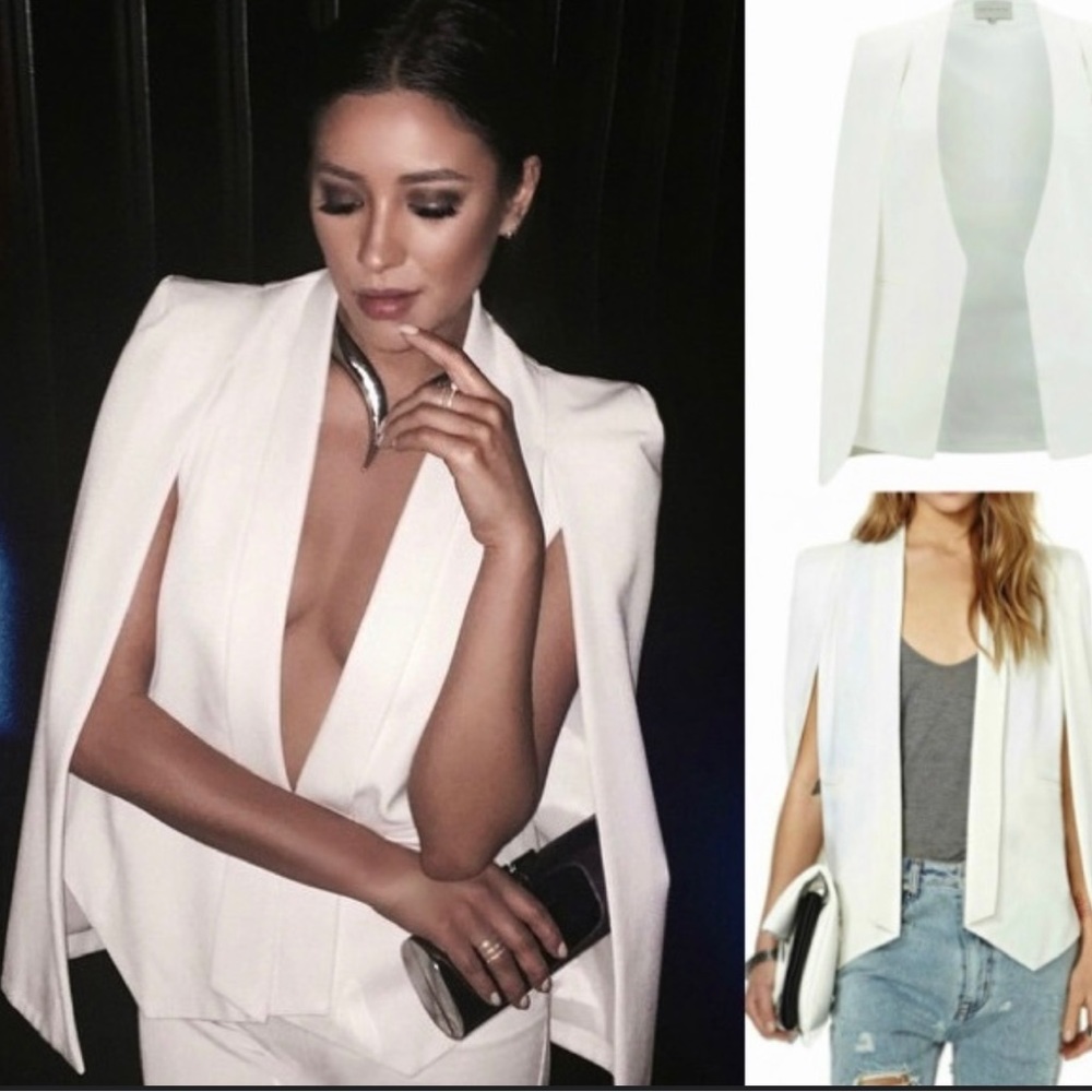 BCBG White cape